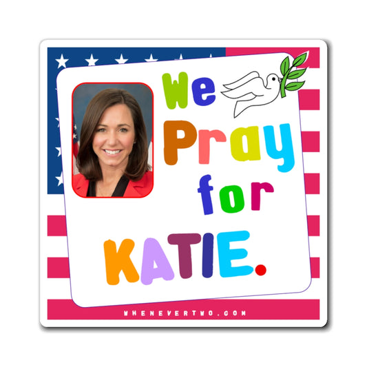 Katie Britt - Legislative Senator Alabama - Noah's Rainbow Magnet - 3'' - [216]