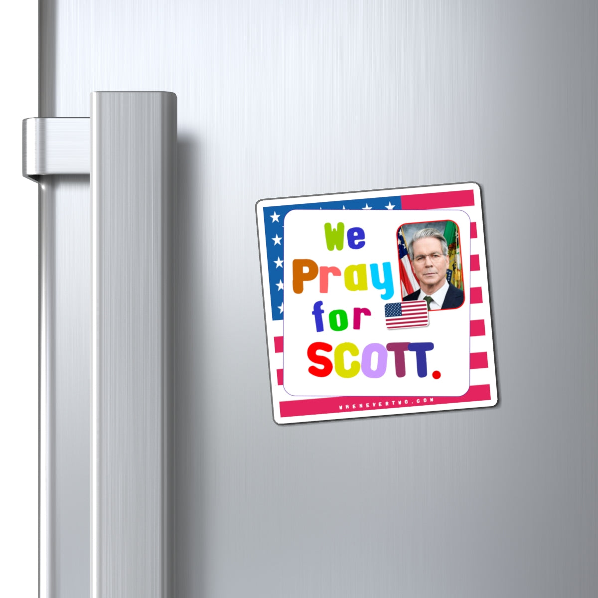 Scott Bessent - Executive Cabinet Secretary of the Treasury - Noah's Rainbow Magnet - 3'' - [117]