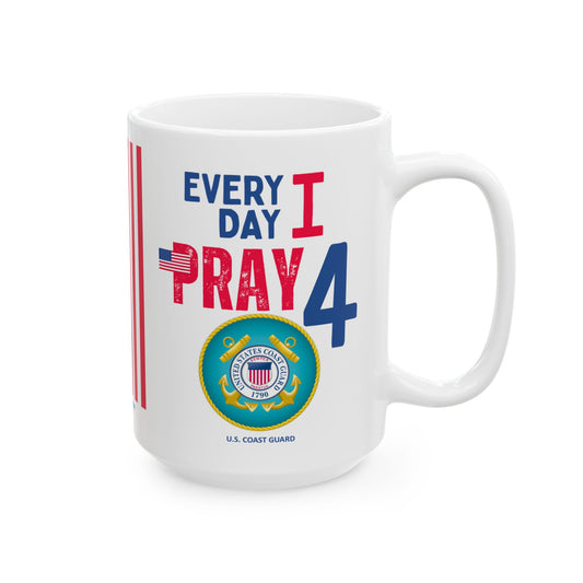 U.S. Coast Guard - Major Agencies - I Pray - Mug - 15 oz