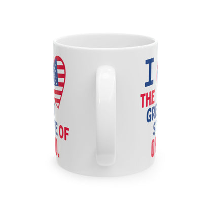 Ohio - I Love -  Mug - 11 oz