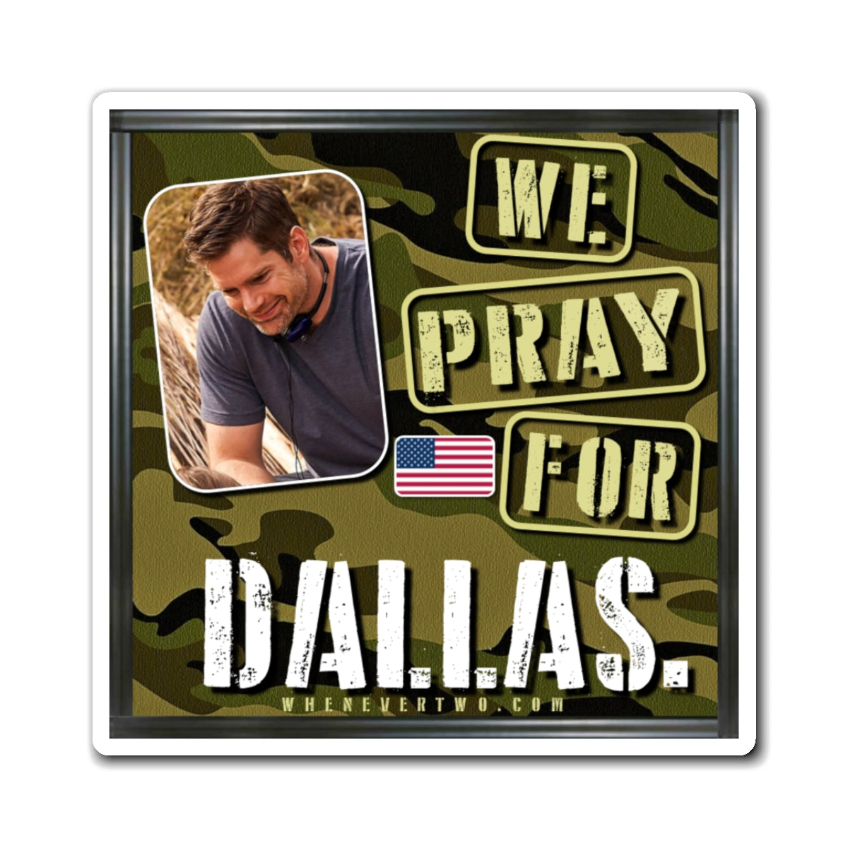 Dallas Jenkins - We The People - The Man Cave Magnet - 3'' - [160]