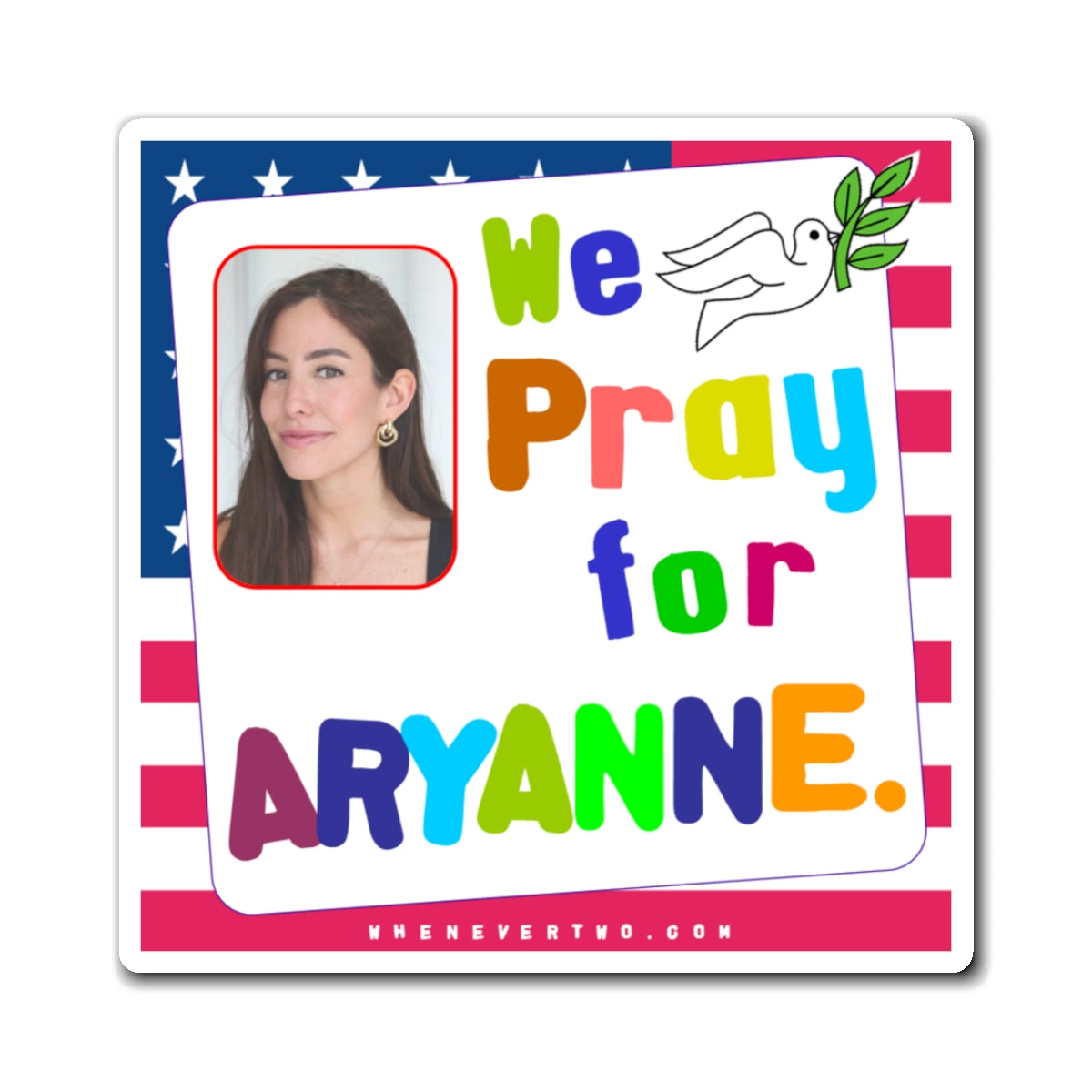 Arynne Wexler - We The People - Noah's Rainbow Magnet - 3'' - [318]