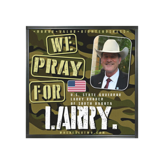 Larry Rhoden - State Executive Governor South Dakota - The Man Cave Magnet - 3'' - [293]