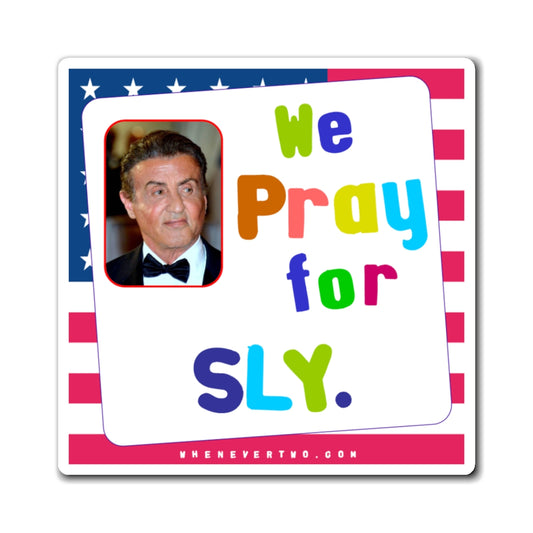 Sylvestor Stallone - We The People - Noah's Rainbow Magnet - 3'' - [322]