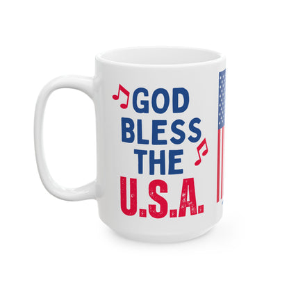 Donald John Trump. - Executive White House President of the United States of America - God Bless - Mug - 15oz - [209]