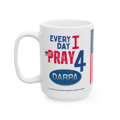 U.S. Defense Advanced Research Projects Agency - Major Agencies - I Pray - Mug - 15 oz