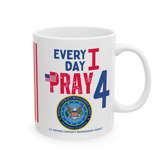 U.S. Defense Contract Management Agency - Major Agencies - I Pray - Mug - 11 oz