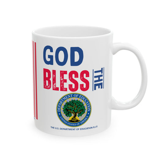 Education - Cabinet - God Bless -  Mug - 11 oz