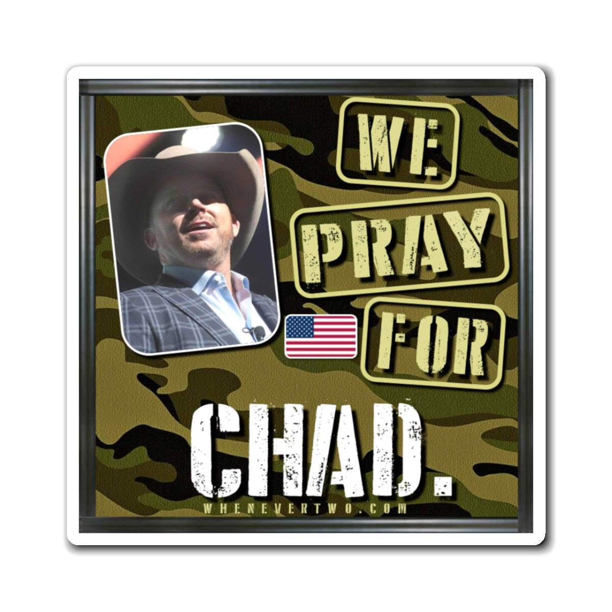 Chad Prather - We The People - The Man Cave Magnet - 3'' - [171]