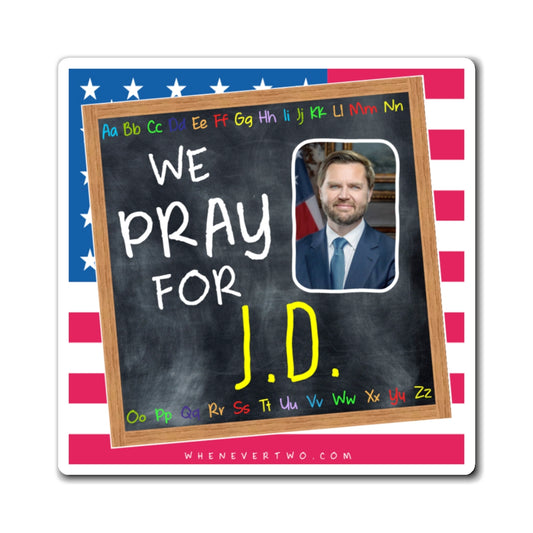 JD Vance - Executive Cabinet Vice President - The Blackboard Magnet - 3'' - [115]