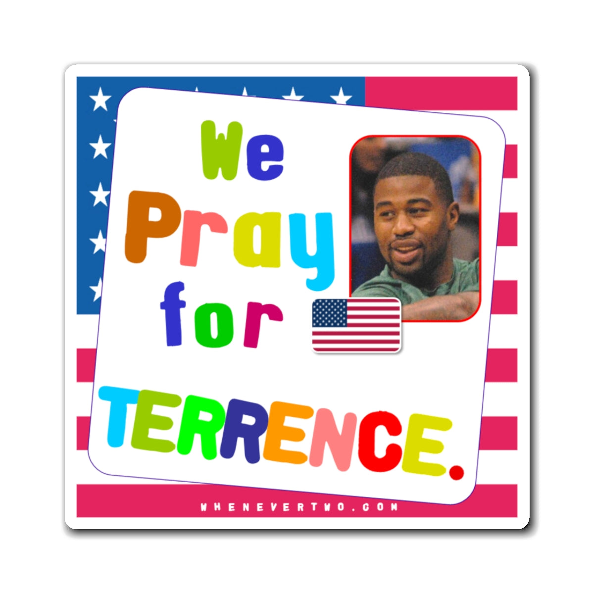 Terrence K. Williams - We The People - Noah's Rainbow Magnet - 3'' - [166]