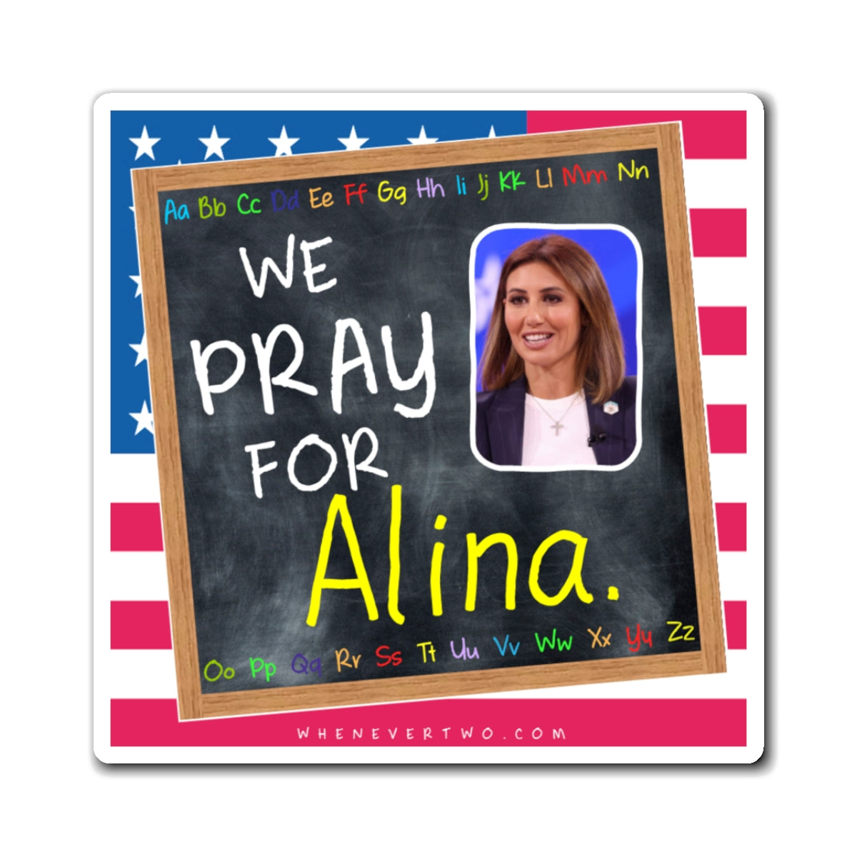 Alina Habba - We The People - The Blackboard Magnet - 3'' - [170]