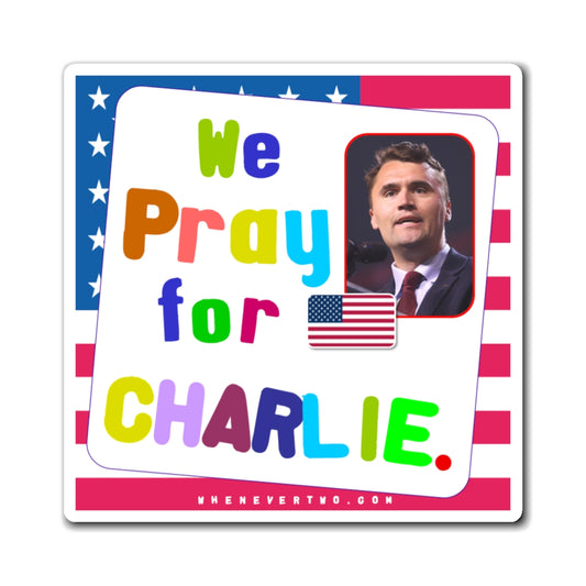 Charlie Kirk - We The People - Noah's Rainbow Magnet - 3'' - [19]