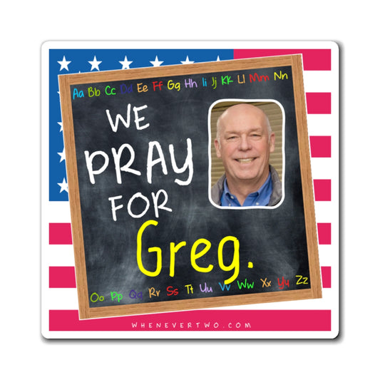 Greg Gianforte - State Executive Governor Montana - The Blackboard Magnet - 3'' - [285]