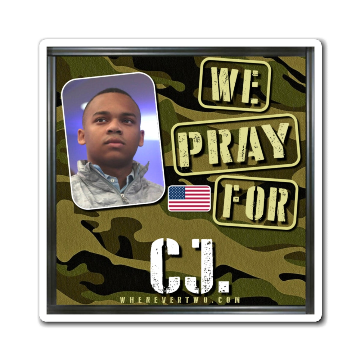 CJ Pearson - We The People - The Man Cave Magnet - 3'' - [21]