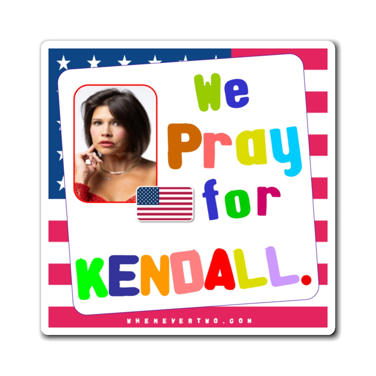 Kendall Bailey - We The People - Noah's Rainbow Magnet - 3'' - [190]