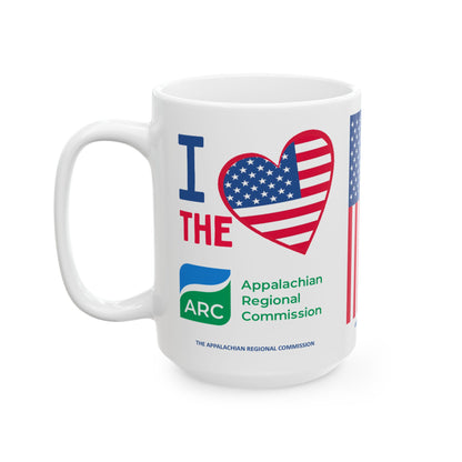 The Appalachian Regional Commission - Major Agencies - I Love -  Mug - 15 oz