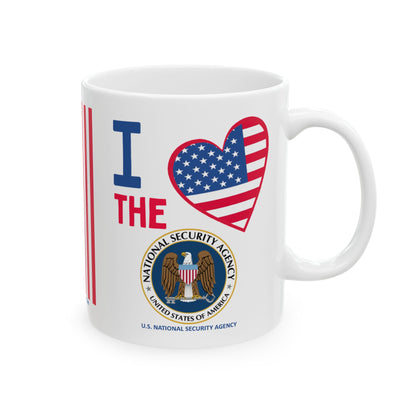 U.S. National Security Agency - Major Agencies - I Love - Mug - 11 oz