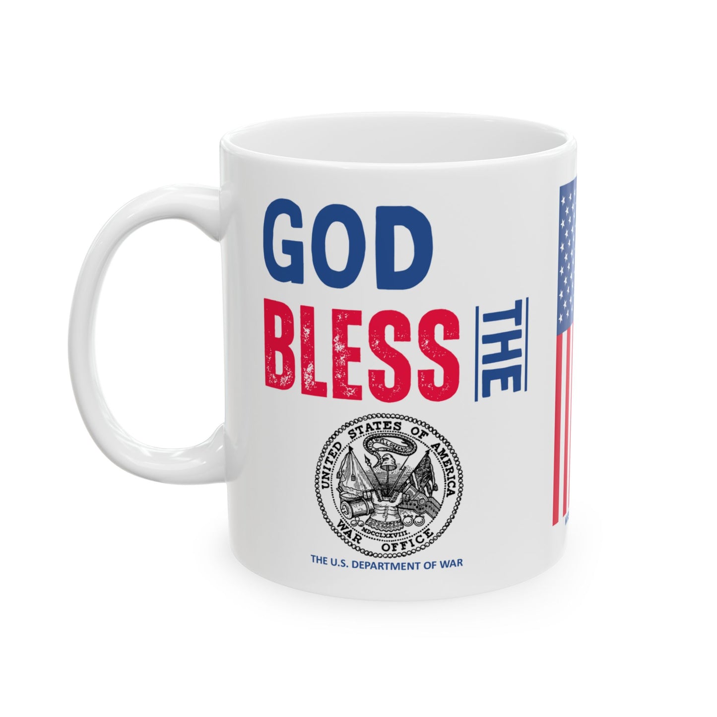 War - Cabinet - God Bless -  Mug - 11 oz