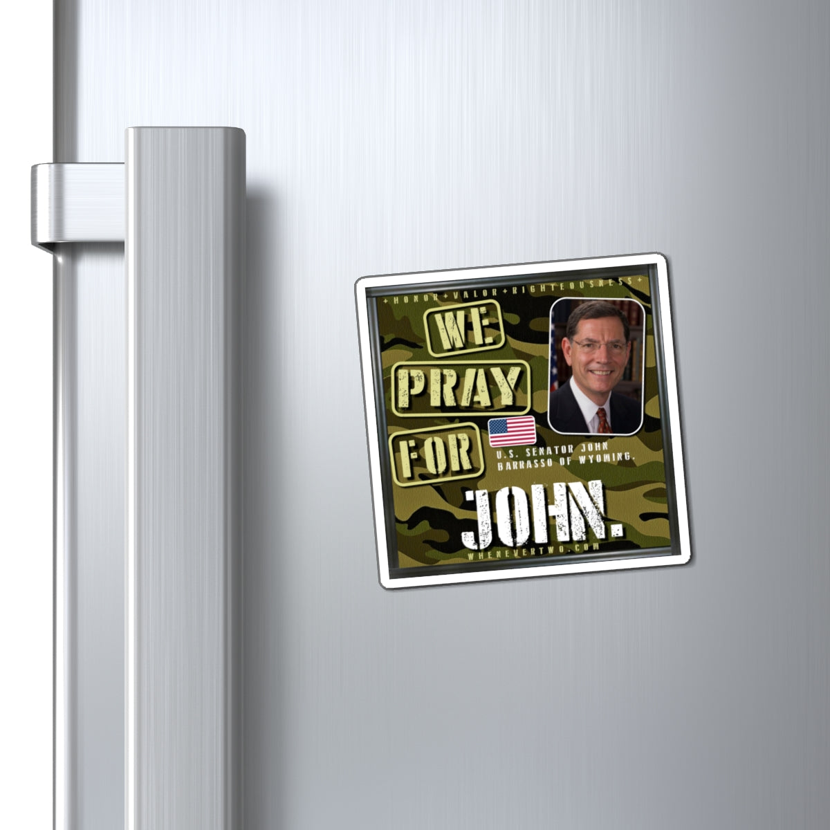 John Barrasso - Legislative Senator Wyoming - The Man Cave Magnet - 3'' - [213]
