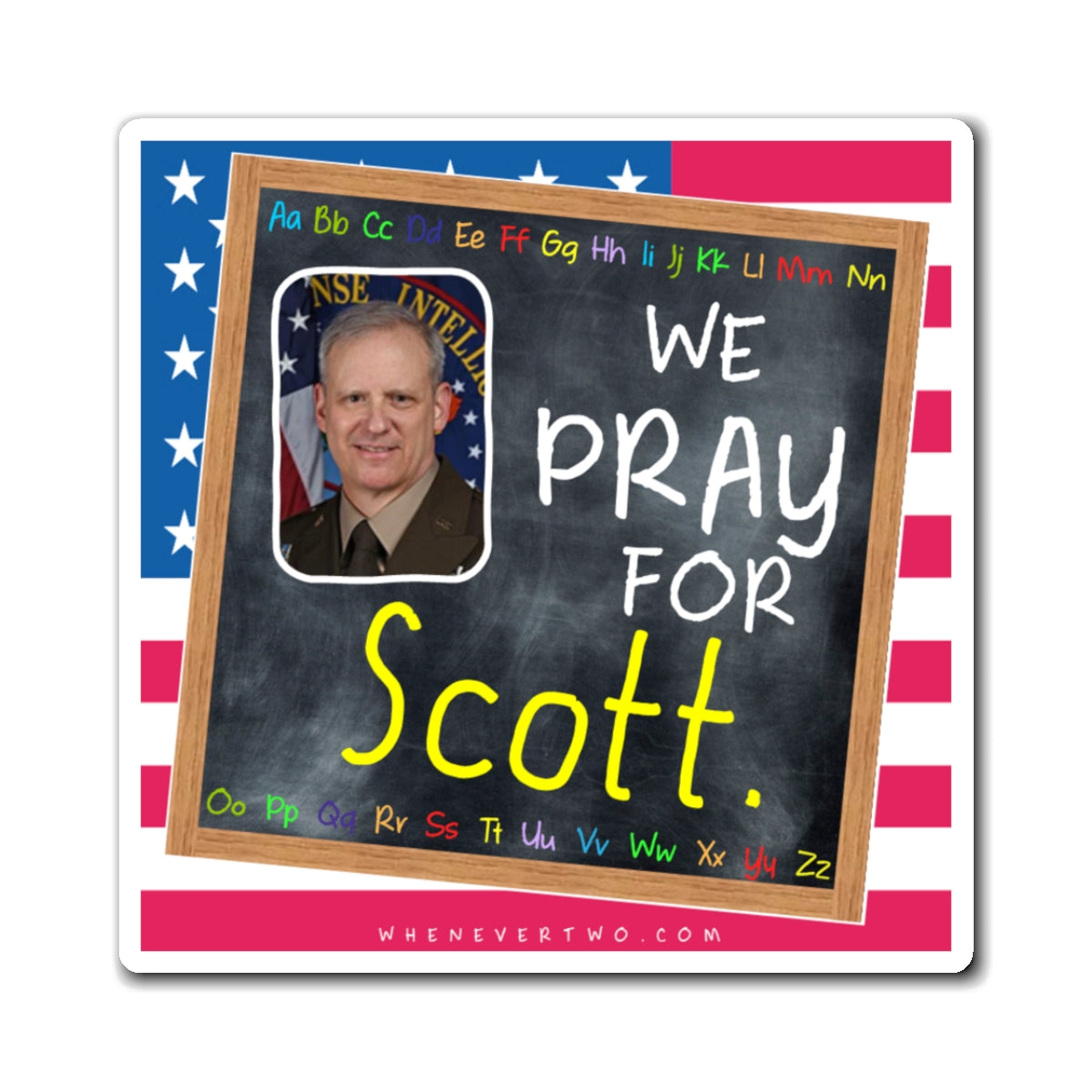 General Scott D. Berrier - Executive Cabinet DIA Director - The Blackboard Magnet - 3'' - [112]
