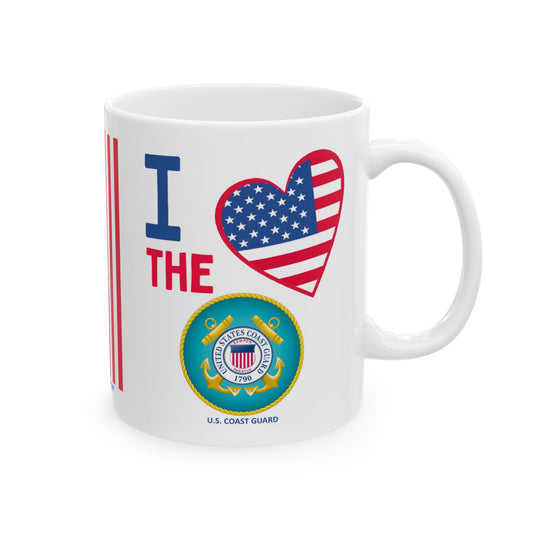 U.S. Coast Guard - Major Agencies - I Love - Mug - 11 oz