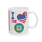 U.S. Coast Guard - Major Agencies - I Love - Mug - 11 oz