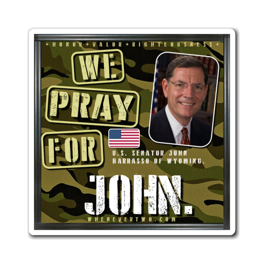 John Barrasso - Legislative Senator Wyoming - The Man Cave Magnet - 3'' - [213]