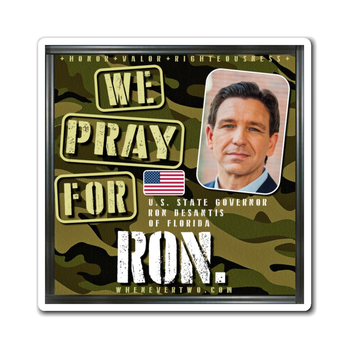 Ron DeSantis - State Executive Governor Florida - The Man Cave Magnet - 3'' - [277]