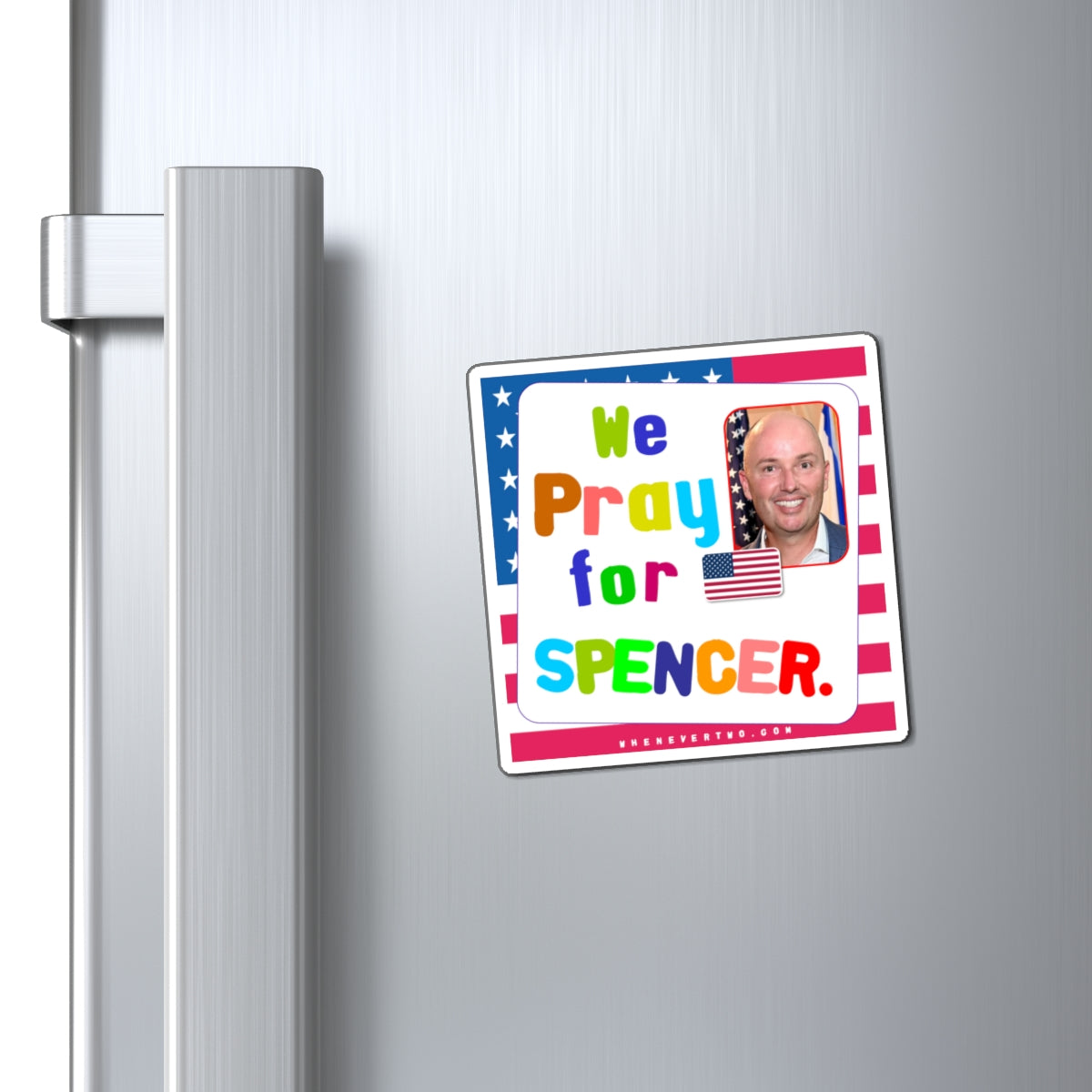 Spencer Cox - State Executive Governor Utah - Noah's Rainbow Magnet - 3'' - [296]