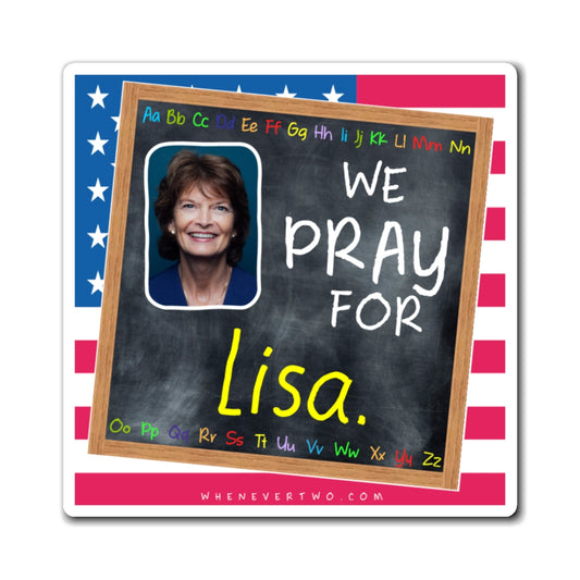 Lisa Murkowski - Legislative Senator Alaska - The Blackboard Magnet - 3'' - [250]