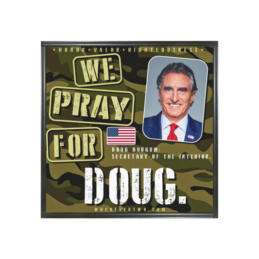 Doug Burgum - Executive Cabinet Secretary of the Interior - The Man Cave Magnet - 3'' - [119]
