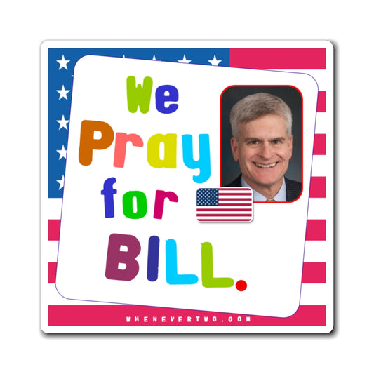 Bill Cassidy - Legislative Senator Louisiana - Noah's Rainbow Magnet - 3'' - [219]