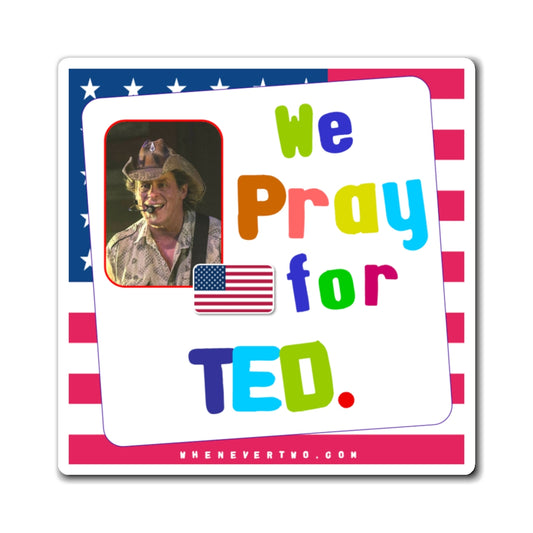 Ted Nugent - We The People - Noah's Rainbow Magnet - 3'' - [99]