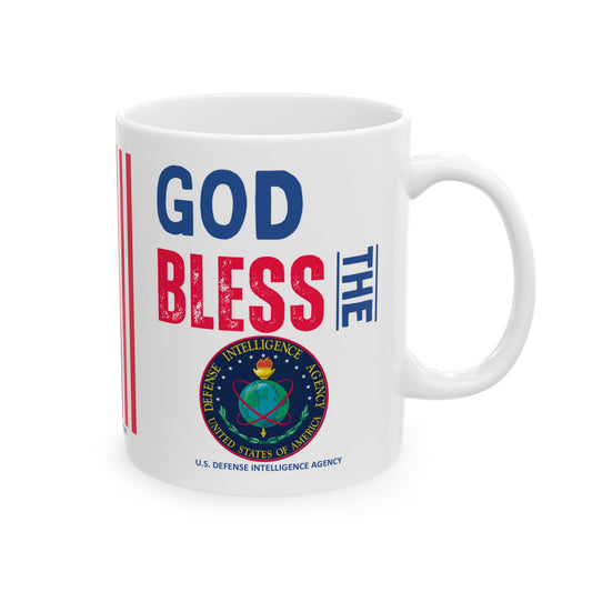 U.S. Defense Intelligence Agency - Major Agencies - God Bless - Mug - 11 oz