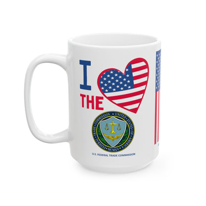 U.S. Federal Trade Commission - Major Agencies - I Love -  Mug - 15 oz