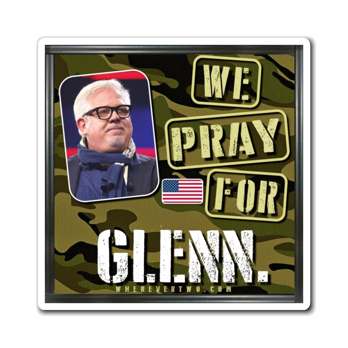 Glenn Beck - We The People - The Man Cave Magnet - 3'' - [37]