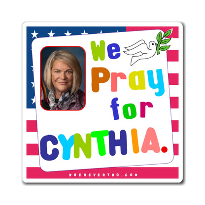 Cynthia Lummis - Legislative Senator Wyoming - Noah's Rainbow Magnet - 3'' - [242]