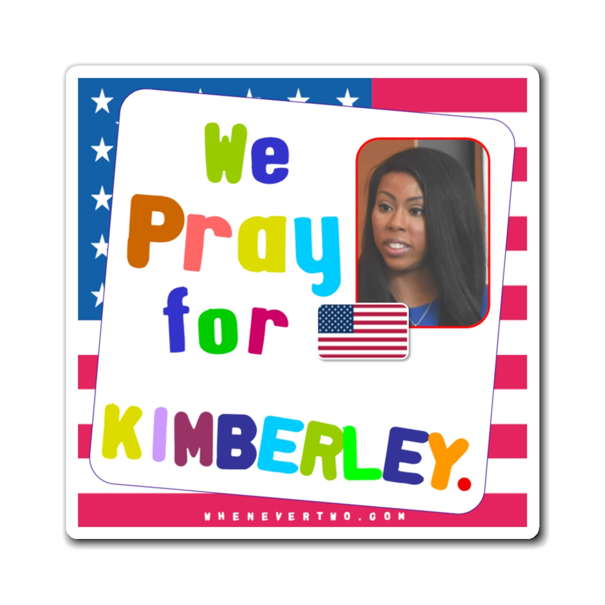 Kimberly Klacik - We The People - Noah's Rainbow Magnet - 3'' - [173]