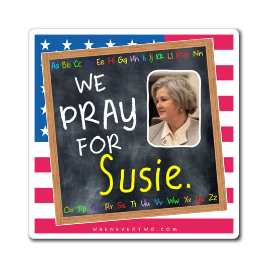 Susie Wiles - Executive Cabinet White House Chief of Staff - The Blackboard Magnet - 3'' - [135]