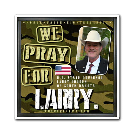 Larry Rhoden - State Executive Governor South Dakota - The Man Cave Magnet - 3'' - [293]