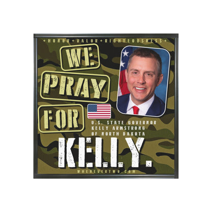 Kelly Armstrong - State Executive Governor North Dakota - The Man Cave Magnet - 3'' - [289]