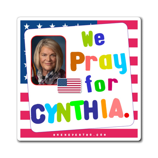 Cynthia Lummis - Legislative Senator Wyoming - Noah's Rainbow Magnet - 3'' - [242]