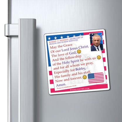 Robert F. Kennedy - Executive Cabinet Secretary of Health and Human Services - The Benediction Blessing Magnet - 4'' - [114]