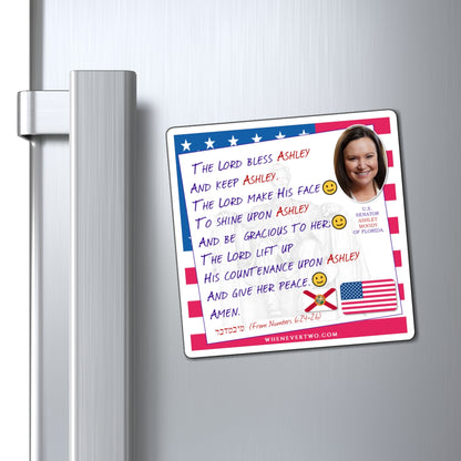 Ashley Moody - Legislative Senator Florida - The Aaronic Blessing Magnet - 4'' - [246]