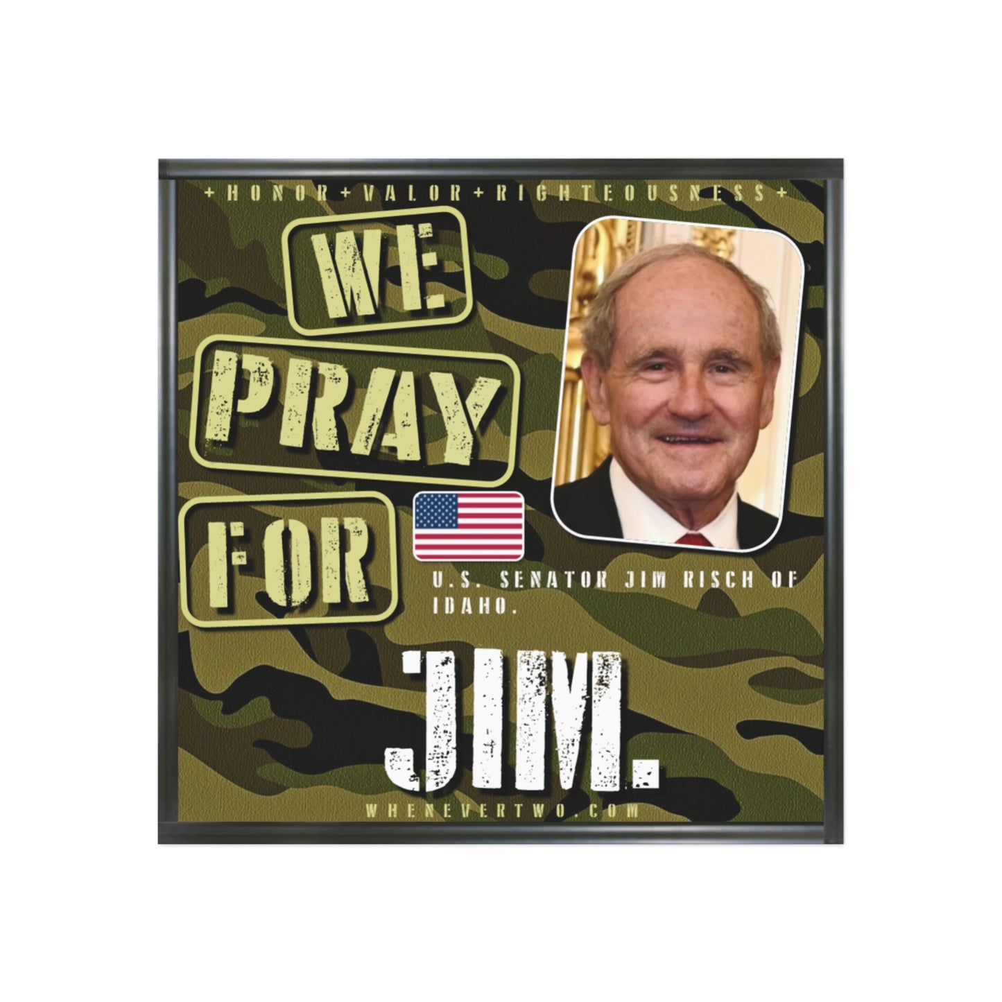 Jim Risch - Legislative Senator Idaho - The Man Cave Magnet - 3'' - [253]