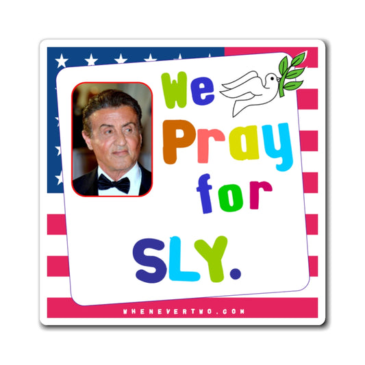 Sylvester Stallone - We The People - Noah's Rainbow Magnet - 3'' - [322]