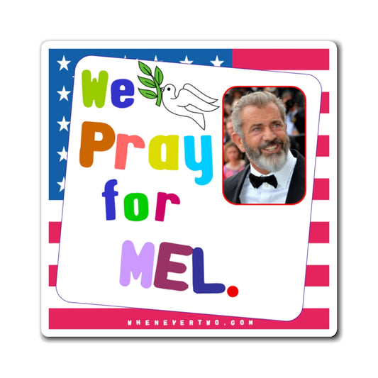 Mel Gibson - We The People - Noah's Rainbow Magnet - 3'' - [75]