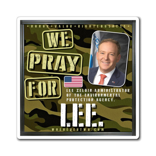 Lee Zeldin - Executive Cabinet Administrator of the Environmental Protection Agency - The Man Cave Magnet - 3'' - [129]