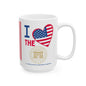 U.S. American Battle Monuments Commission - Major Agencies - I Love -  Mug - 15 oz